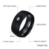 Midnight Dash Matte Black Ring
