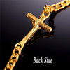 Cuban Link Jesus Crucifix Bracelet - Zodeys
