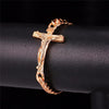 Cuban Link Jesus Crucifix Bracelet - Zodeys