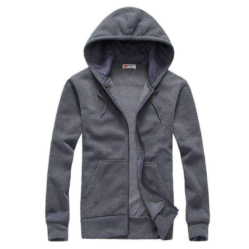 Long Sleeve Casual Zip-Up Hoodie - Zodeys